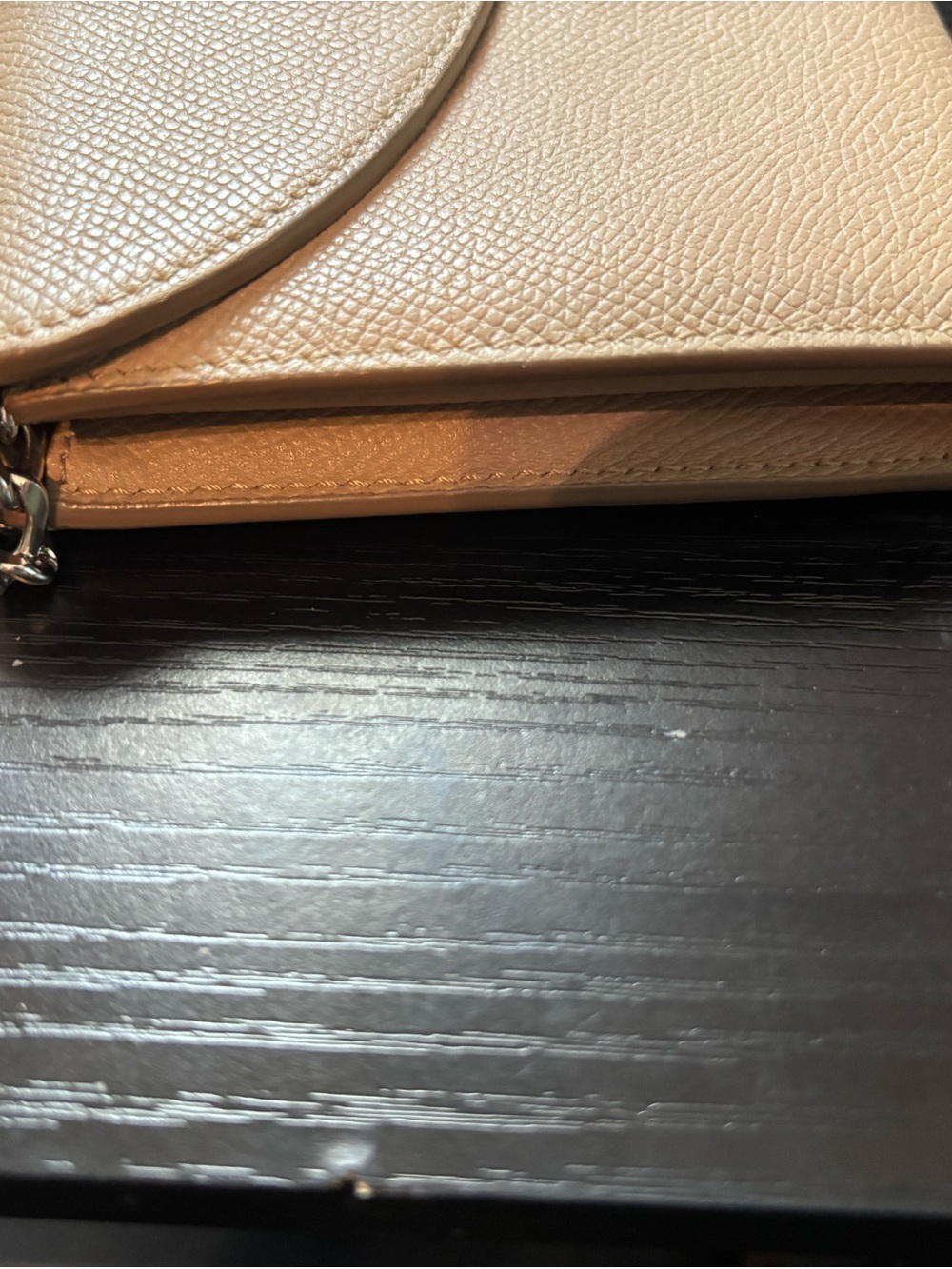 Authentic Celine Trotteur Large Flap Wallet On Chain (WOC) – VGUC W/Dust Bag - Picture 5 of 11